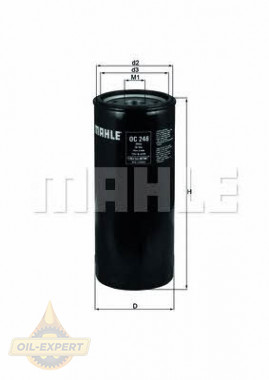 Mahle/Knecht Фильтр масляный MAHLE/KNECHT OC 246 - Картинка 1