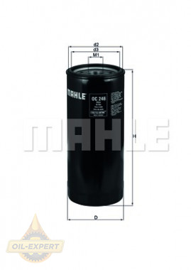 Mahle/Knecht Фильтр масляный MAHLE/KNECHT OC 246 - Картинка 2