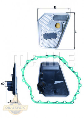 Mahle/knecht Фильтр АКПП MAHLE/KNECHT HX 168D - Картинка 2