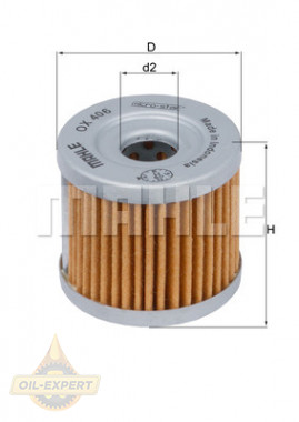Mahle/Knecht Фильтр масляный MAHLE/KNECHT OX 406 - Картинка 2