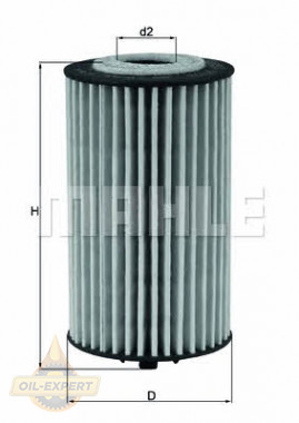 Mahle/knecht Фільтр масляний MAHLE/KNECHT OX 978D - Заображення 2