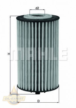 Mahle/knecht Фільтр масляний MAHLE/KNECHT OX 978D - Заображення 1