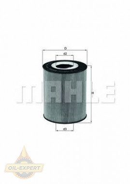 Mahle/Knecht Фильтр масляный MAHLE/KNECHT OX 146D - Картинка 1