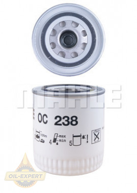 Mahle/Knecht Фильтр масляный MAHLE/KNECHT OC 238 - Картинка 3
