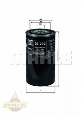 Mahle/Knecht Фильтр масляный MAHLE/KNECHT OC 202 - Картинка 1