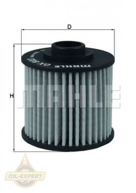Mahle/Knecht Фильтр масляный MAHLE/KNECHT OX 803 - Картинка 1