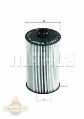 Mahle/Knecht Фильтр масляный MAHLE/KNECHT OX 157D - Картинка 1