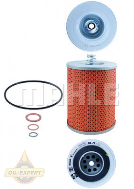 Mahle/Knecht Фильтр масляный MAHLE/KNECHT OX 71D - Картинка 3