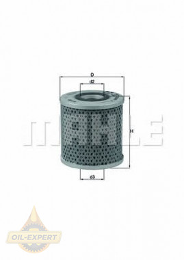 Mahle/Knecht Фильтр масляный MAHLE/KNECHT OX 14D - Картинка 1