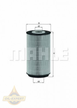 Mahle/Knecht Фильтр масляный MAHLE/KNECHT OX 557D - Картинка 1