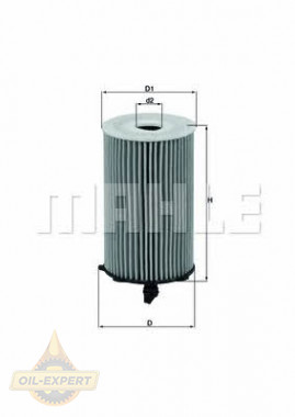 Mahle/Knecht Фильтр масляный MAHLE/KNECHT OX 417D - Картинка 1
