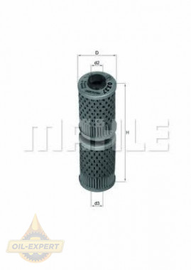Mahle/Knecht Фильтр масляный MAHLE/KNECHT OX 37D - Картинка 1