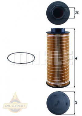 Mahle/Knecht Фильтр масляный MAHLE/KNECHT OX 376D - Картинка 3