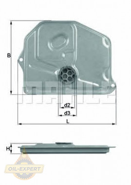 Mahle/Knecht Фільтр АКПП MAHLE/KNECHT HX 45 - Картинка 2