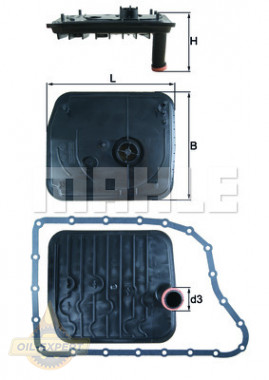 Mahle/knecht Фільтр АКПП MAHLE/KNECHT HX 153D - Заображення 2