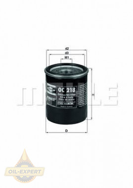 Mahle/Knecht Фильтр масляный MAHLE/KNECHT OC 218 - Картинка 2