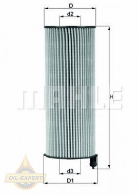 Mahle/knecht Фильтр масляный MAHLE/KNECHT OX 196/2D - Заображення 1