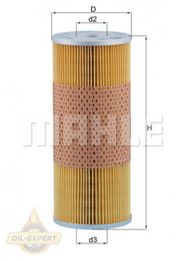 Mahle/Knecht Фильтр масляный MAHLE/KNECHT OX 56 - Картинка 2