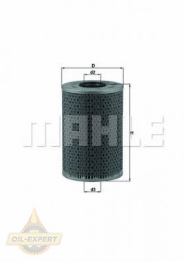 Mahle/knecht Фільтр масляний MAHLE/KNECHT OX 88D - Заображення 1