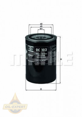 Mahle/knecht Фильтр масляный MAHLE/KNECHT OC 103 - Картинка 1