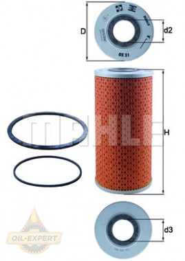 Mahle/Knecht Фильтр масляный MAHLE/KNECHT OX 31D - Картинка 2