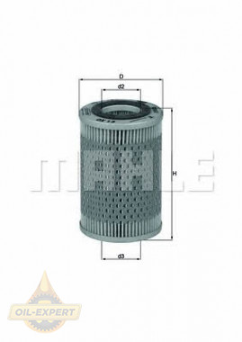 Mahle/knecht Фильтр масляный MAHLE/KNECHT OX 13D - Заображення 1