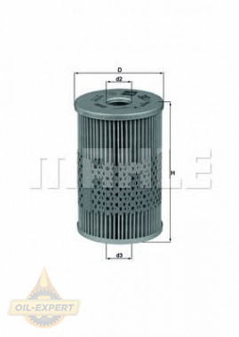 Mahle/Knecht Фильтр масляный MAHLE/KNECHT OX 43D - Картинка 1