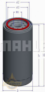 Mahle/Knecht Фильтр масляный MAHLE/KNECHT OC 511 - Картинка 1