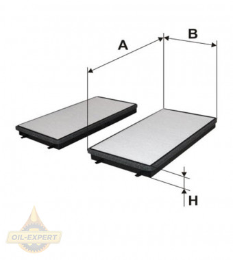 Wix Фільтр салону WIX WP9168 - Заображення 1