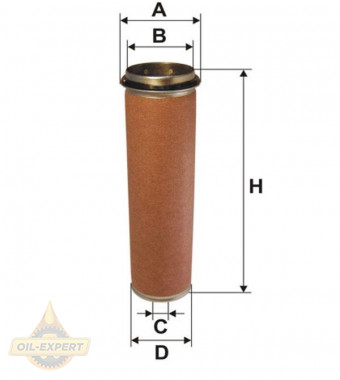 Wix Фільтр повітряний WIX 93353E - Заображення 1