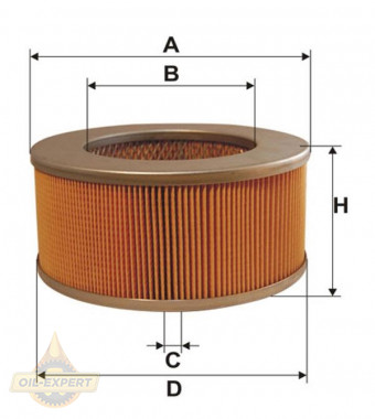 Wix Фильтр воздушный WIX WA6101 - Картинка 1