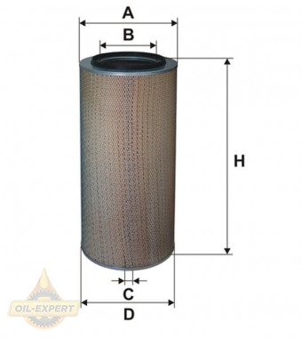 Wix Фільтр повітряний WIX 93380E - Заображення 1