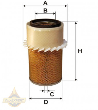 Wix Фильтр воздушный WIX 46393E - Картинка 1