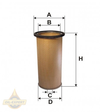 Wix Фильтр воздушный WIX 93087E - Картинка 1