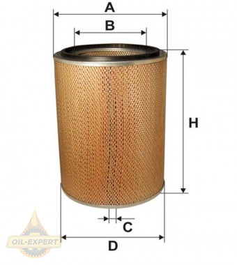 Wix Фильтр воздушный WIX 93076E - Картинка 1