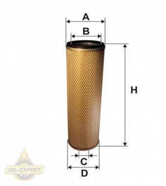 Wix Фильтр воздушный WIX 93015E - Картинка 1