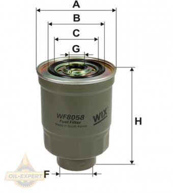 Wix Фільтр паливний WIX WF8058 - Заображення 1
