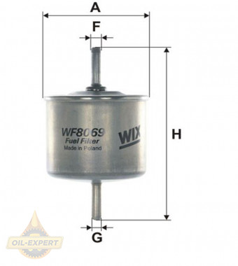 Wix Фильтр топливный WIX WF8069 - Картинка 1
