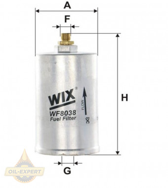 Wix Фильтр топливный WIX WF8038 - Картинка 1