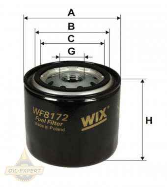 Wix Фильтр топливный WIX WF8172 - Картинка 1