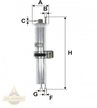 Wix Фильтр топливный WIX WF8338 - Картинка 1