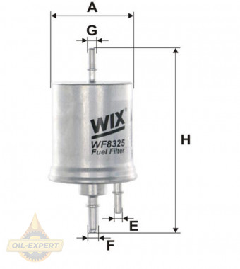 Wix Фильтр топливный WIX WF8325 - Картинка 1