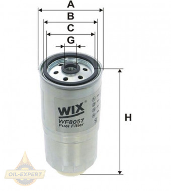 Wix Фильтр топливный WIX WF8057 - Картинка 1