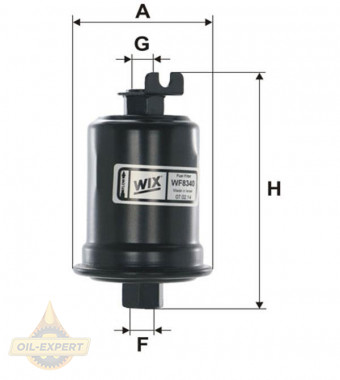 Wix Фильтр топливный WIX WF8340 - Картинка 1