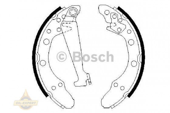 Bosch Колодки гальмівні барабанні BOSCH 0986487270 - Заображення 5
