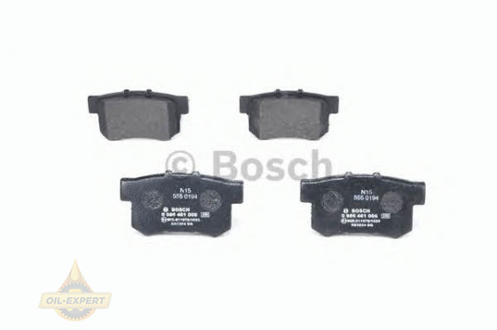 Bosch Колодки тормозные дисковые BOSCH 0 986 461 006 - Картинка 5