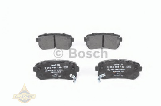Bosch Колодки дискові гальмові BOSCH 0 986 494 140 - Заображення 2