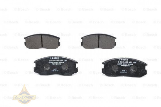 Bosch Колодки тормозные дисковые BOSCH 0 986 460 980 - Картинка 3