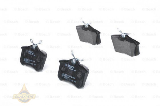 Bosch Колодки дискові гальмові BOSCH 0 986 494 387 - Заображення 1