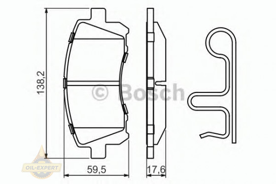 Bosch Колодки тормозные дисковые BOSCH 0 986 424 700 - Картинка 2
